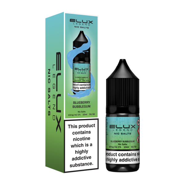 ELUX Legend Salts Blueberry Bubblegum 10ml Nic Salt
