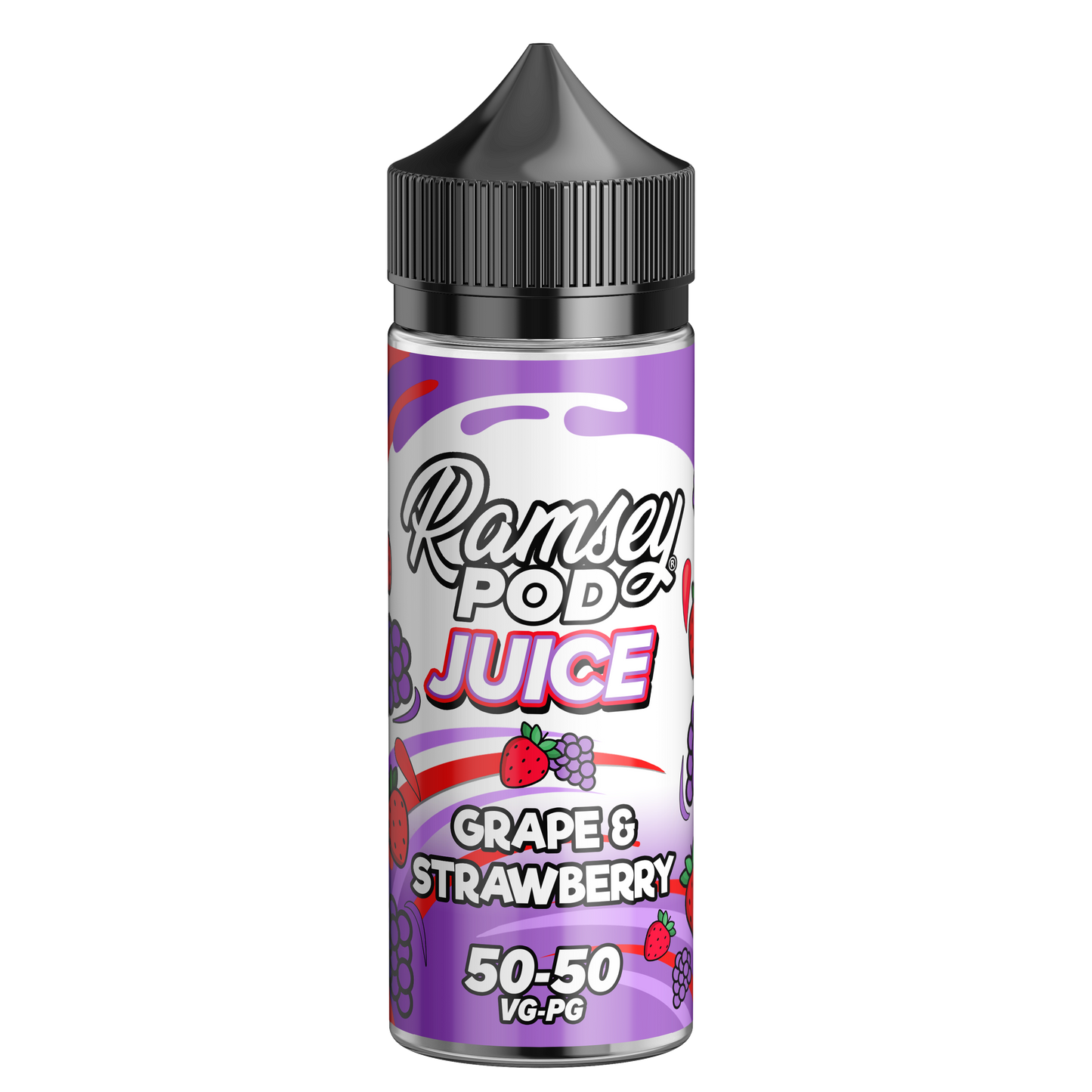Grape Strawberry by Ramsey Pod Juice 100ml Short Fill