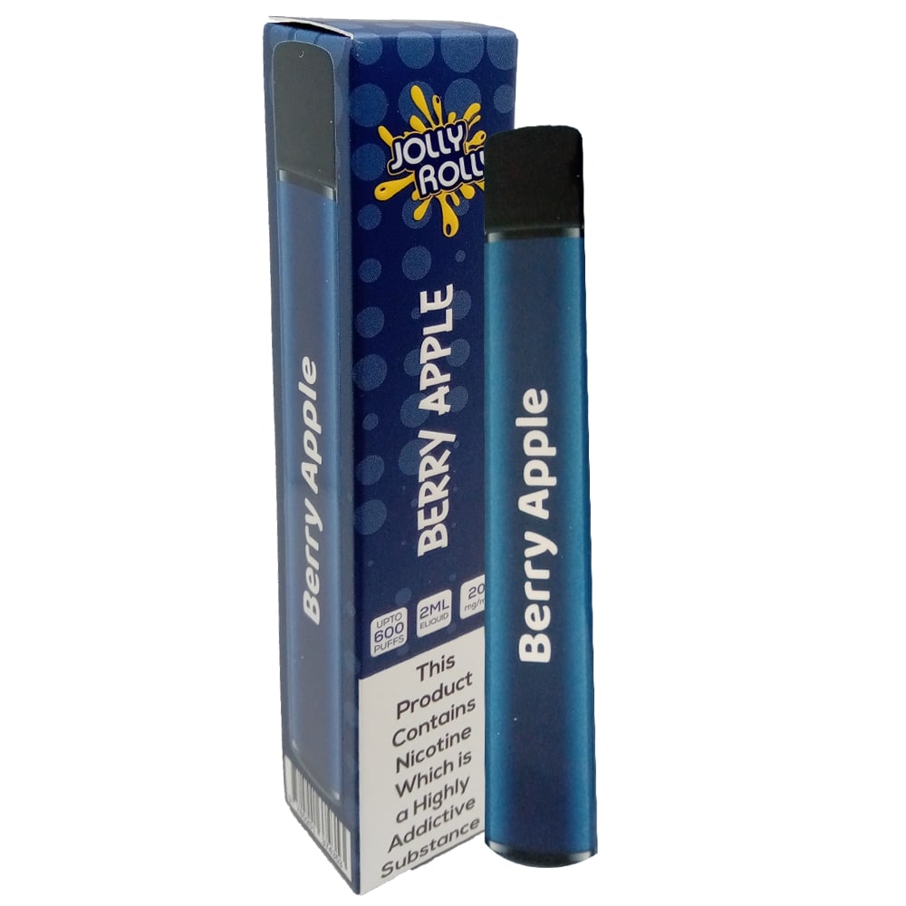 Jolly Rolly 600 Puff Disposable Vape Device - Berry Apple