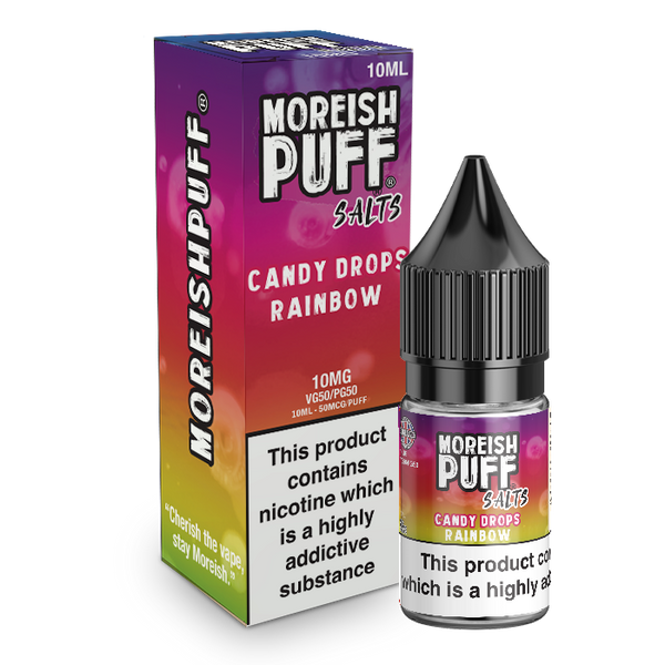 Moreish Puff Rainbow Candy Drops Nic Salt 10ml