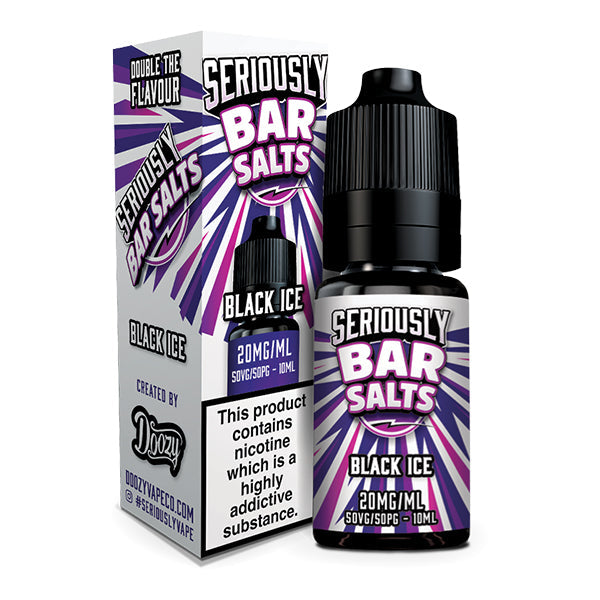 Doozy Vape Seriously Bar Salts Black Ice 10ml Nic Salt