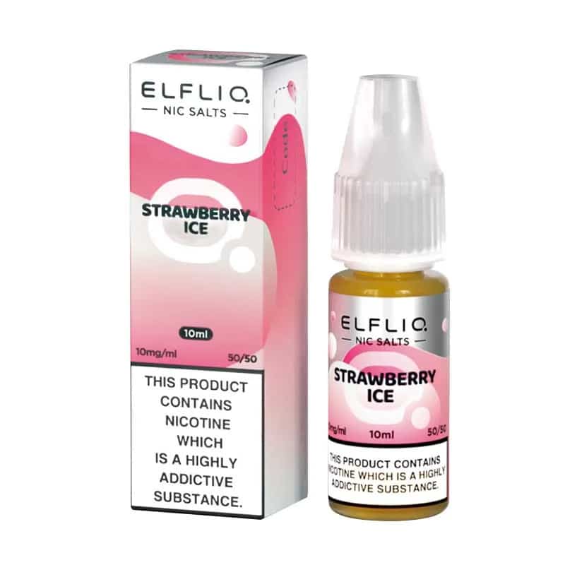 Elf Bar Elfliq Strawberry Ice 10ml Nic Salt
