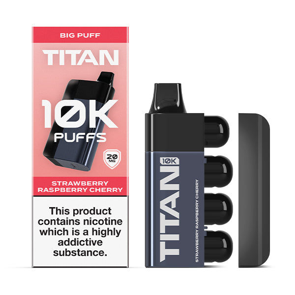 Titan 10k Puff Disposable Vape - Strawberry Raspberry Cherry
