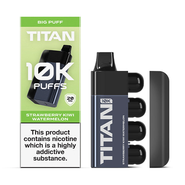 Titan 10k Puff Disposable Vape - Strawberry Kiwi Watermelon