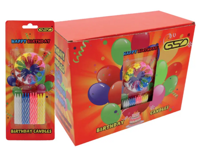 GSD Birthday Candles Pack of 24