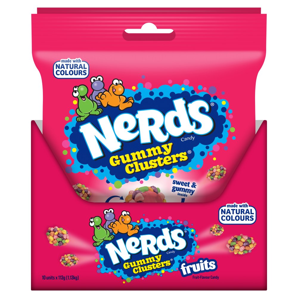 Nerds Fruit Gummy Clusters 10x113g