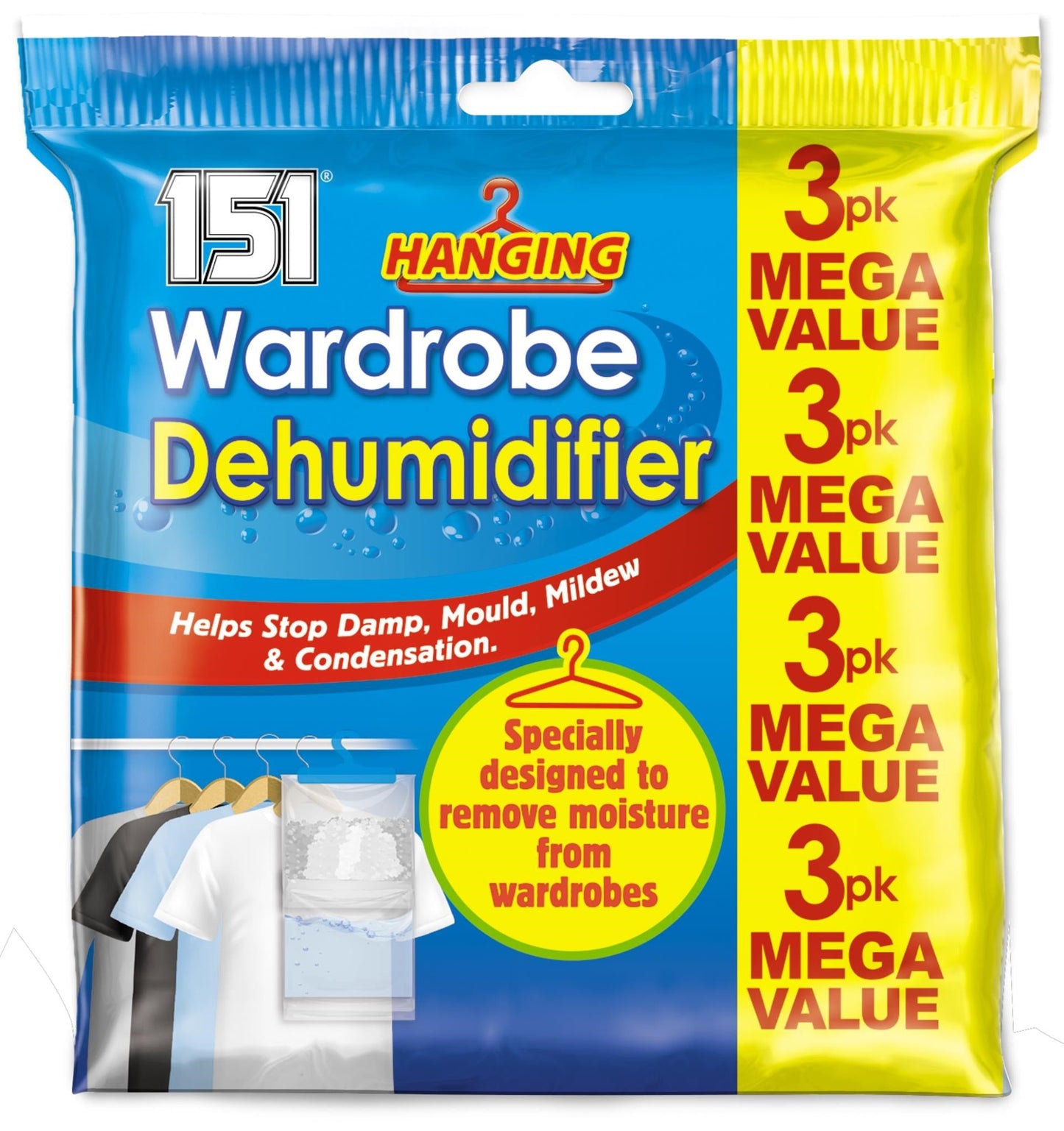 151 Hanging Dehumidifier 3x180g