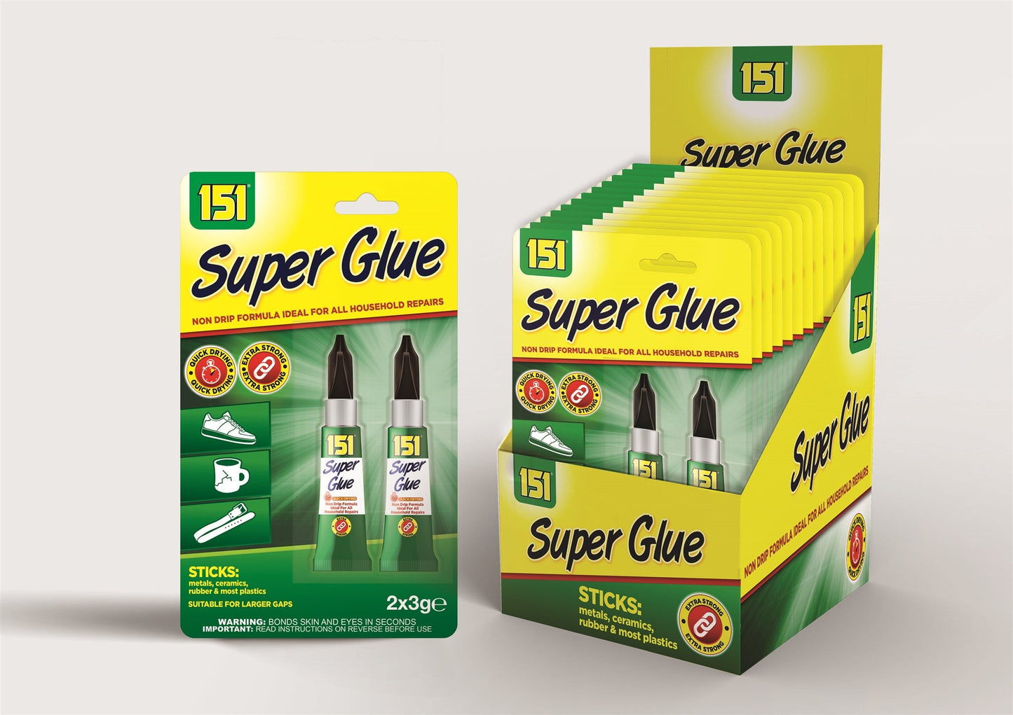 151 Super Glue 3g 2pk