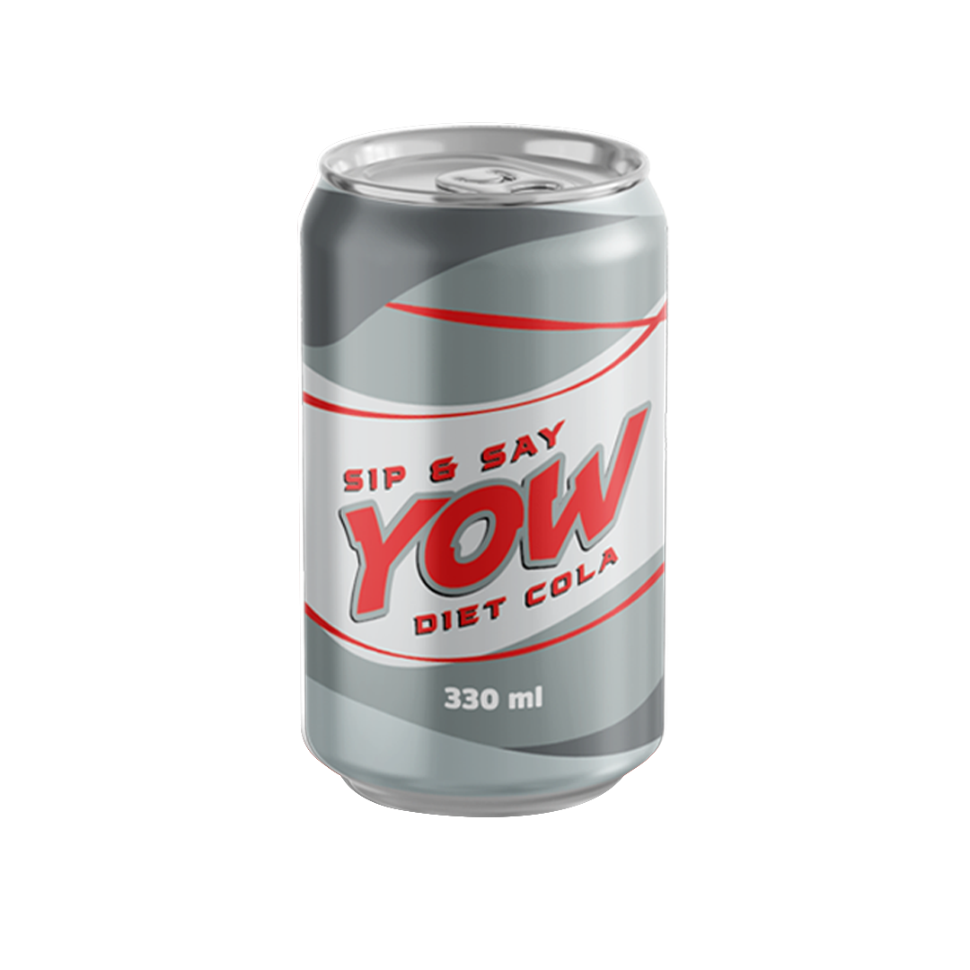 Yow Diet Cola Can 24 x 330ml