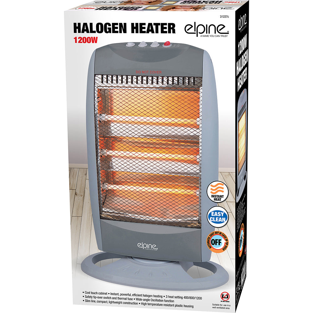 Halogen Heater 400w / 800w / 1200w
