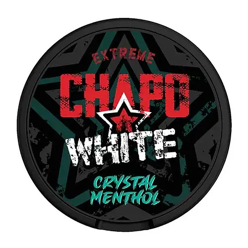 Crystal Menthol Chapo White Nicotine Pouches