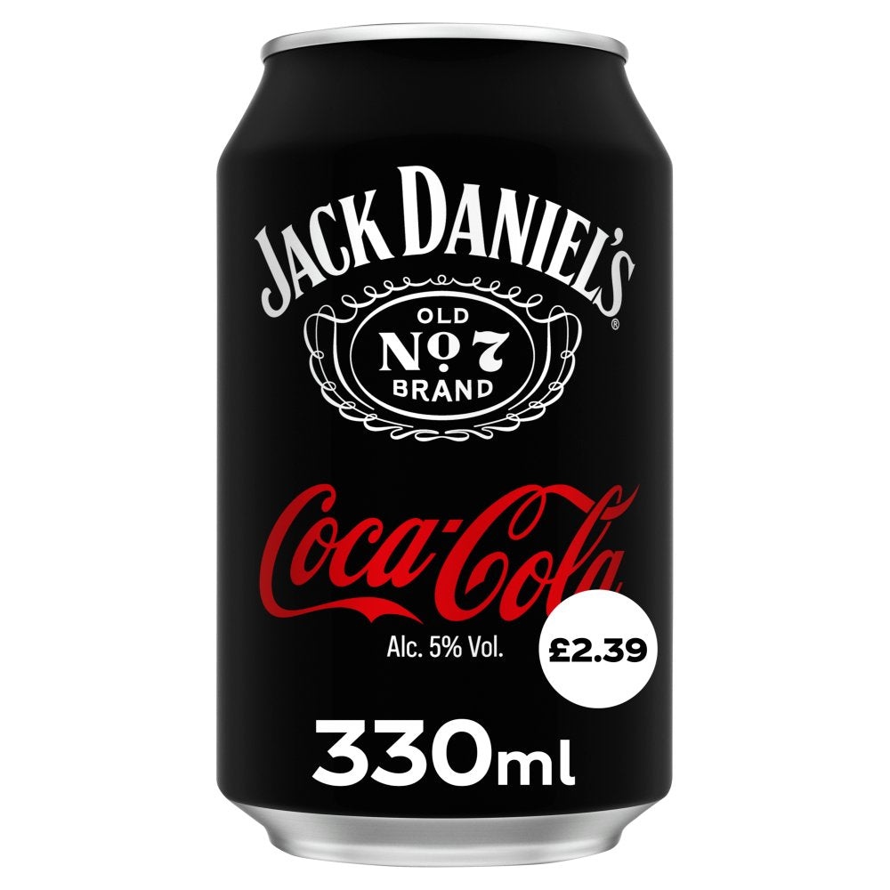 Jack Daniel’s Cola Mixed 12x330ml PM £2.39