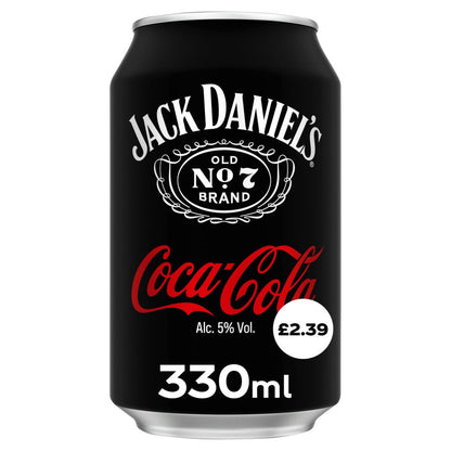 Jack Daniel’s Cola Mixed 12x330ml PM £2.39