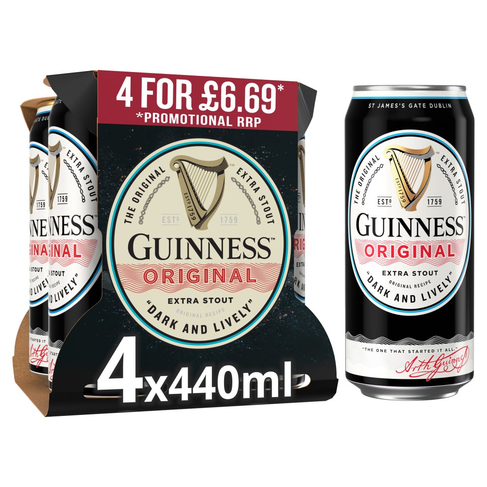 Guinness Original Extra Stout 6x4x440ml