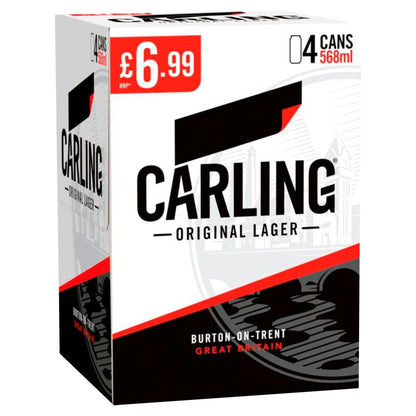 Carling 6x4x568ml PM£6.99