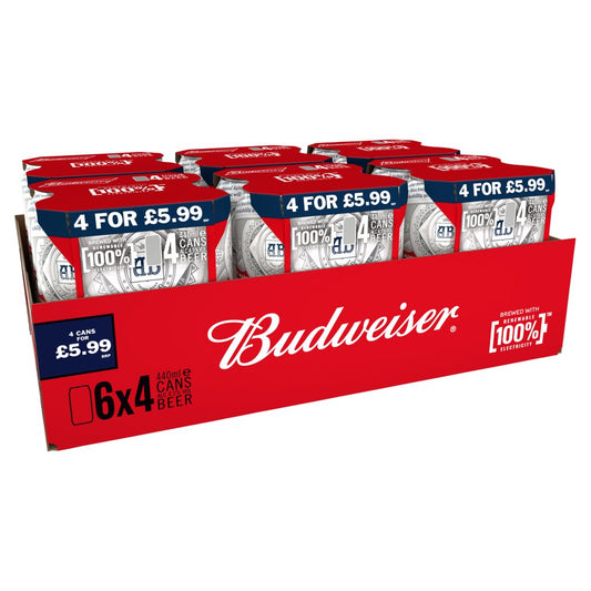 Budweiser 6x4x440ml