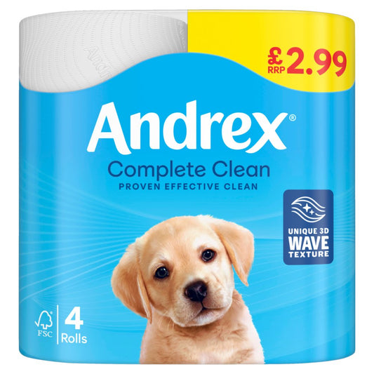Andrex 6pk of 4 Rolls PM £2.99