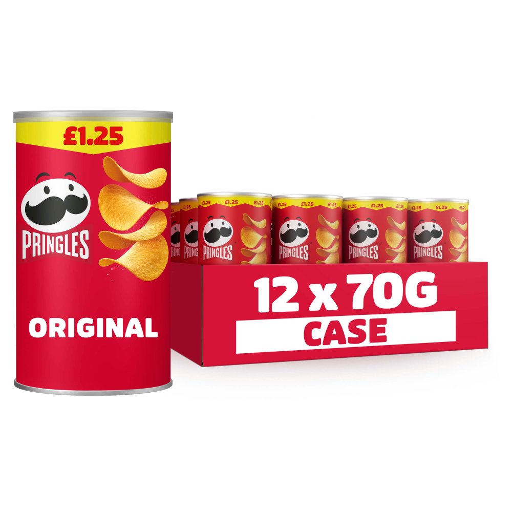 Pringles Original 70g 12pk PM£1.25