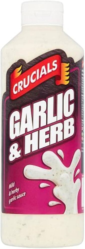 Crucials Garlic & Herb Sauce 10 x 1L