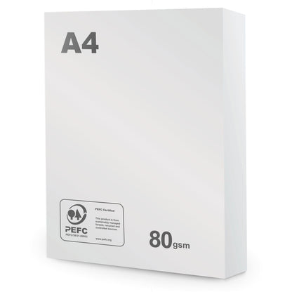 White Copier Paper A4 80 Gsm - 500 Sheets