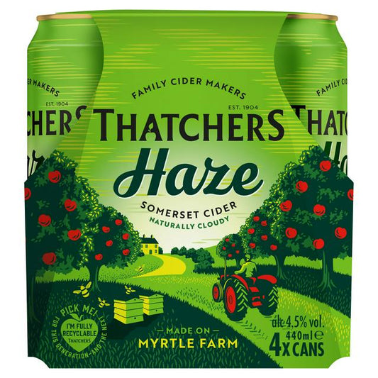 Thatchers Haze Cloudy Cider 6x4x440ml PM£5.89