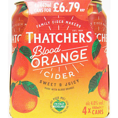Thatchers Blood Orange Cider 6x4x440ml PM £6.79