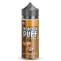 Moreish Puff Tobacco Butterscotch 0mg 100ml Shortfill E-Liquid-100ml