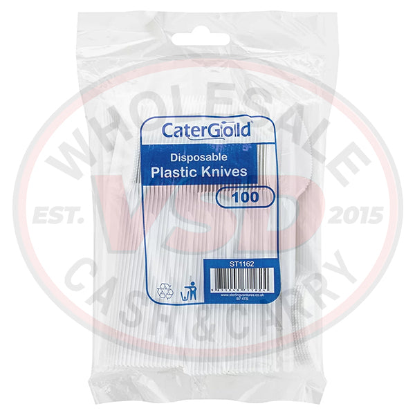 Disposable Plastic Knives 100pk