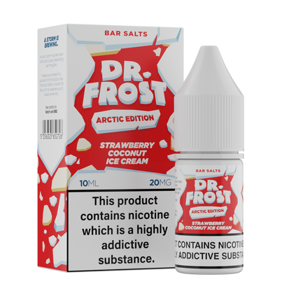 Dr Frost Arctic Strawberry Coconut Ice Cream 10ml Nic Salt
