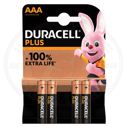 Duracell Plus AAA 4 Pack