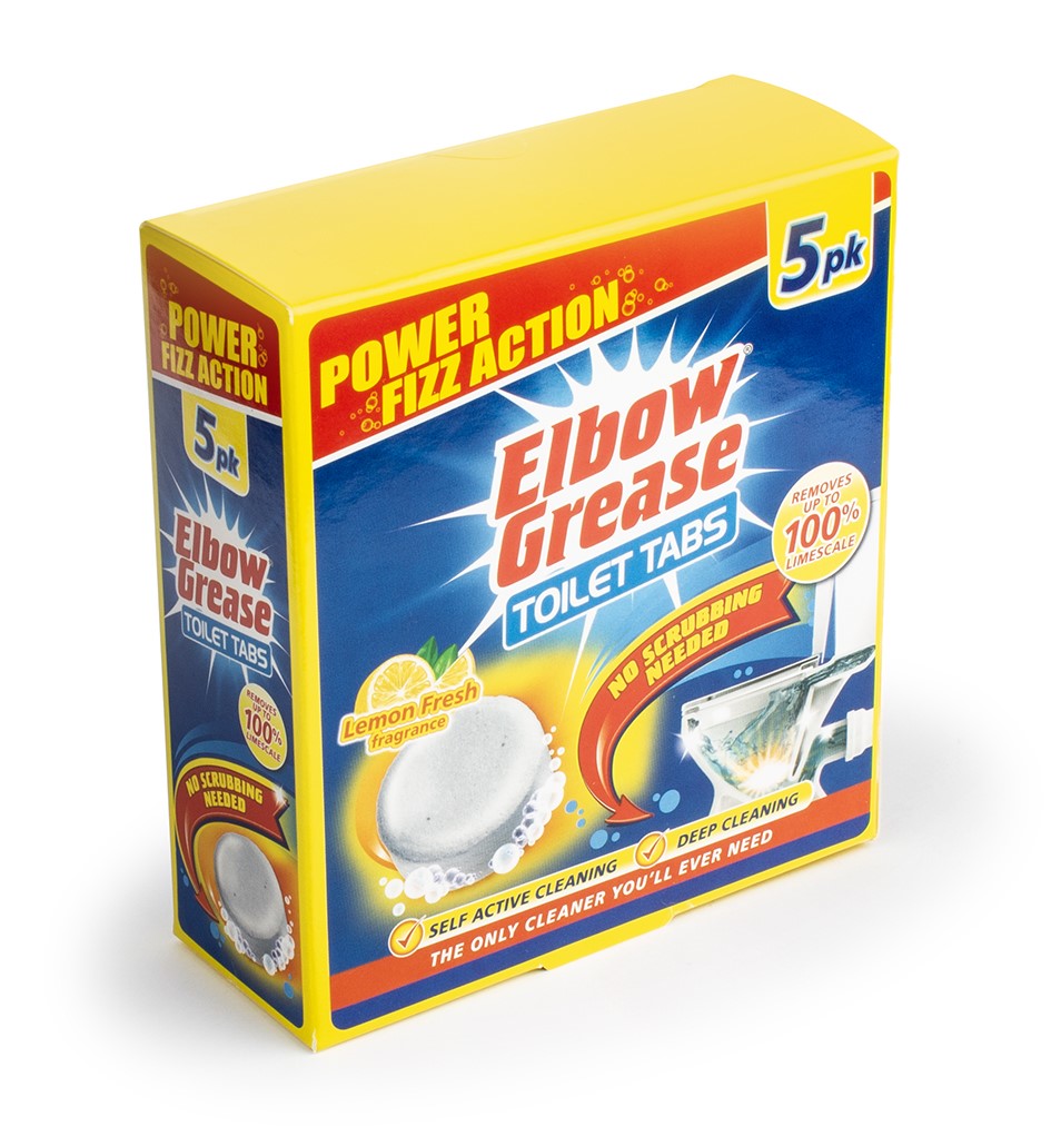 Elbow Grease Toilet Tablets 5 x 30g Lemon