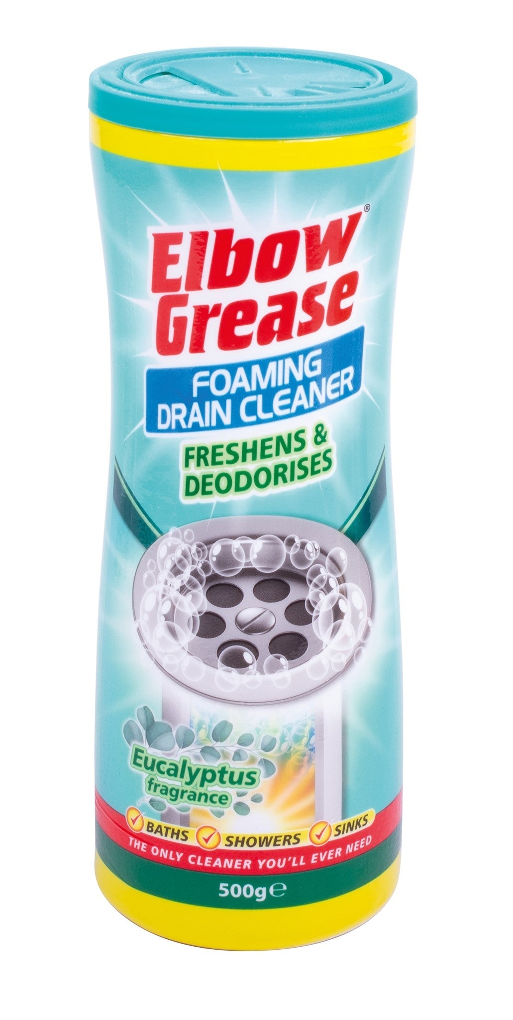 Elbow Grease Foaming Drain Cleaner 500g Eucalyptus