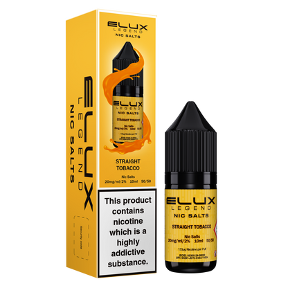 Elux Legend Salts Straight Tobacco 10ml Nic Salt
