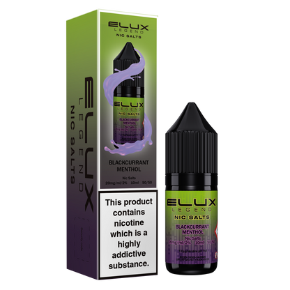Elux Legend Salts Blackcurrant Menthol 10ml Nic Salt