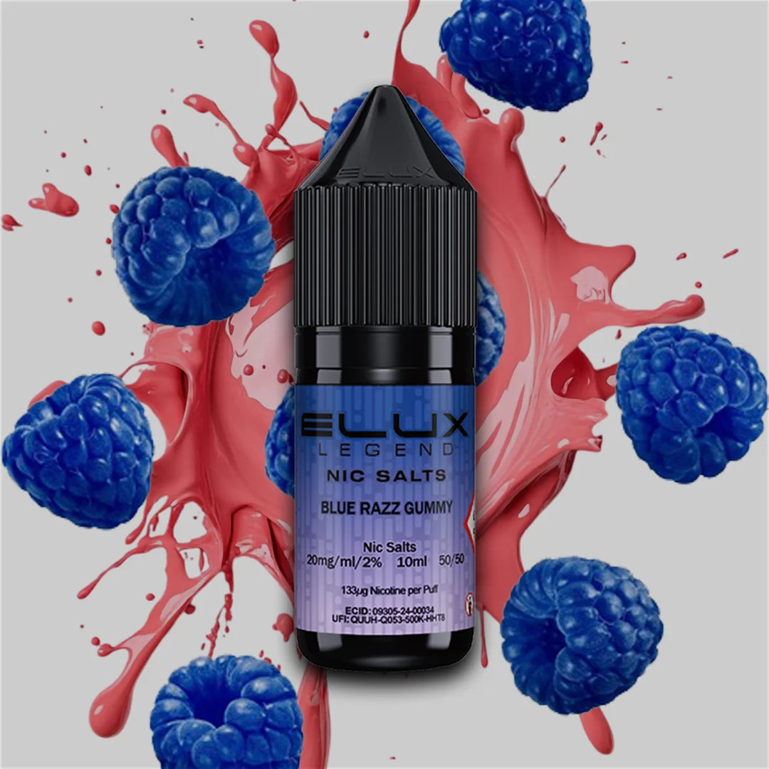 Elux Legend Salts Blue Razz Gummy 10ml Nic Salt