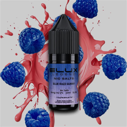 Elux Legend Salts Blue Razz Gummy 10ml Nic Salt