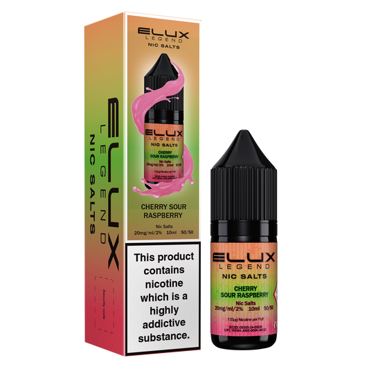 Elux Legend Salts Cherry Sour Raspberry 10ml Nic Salt