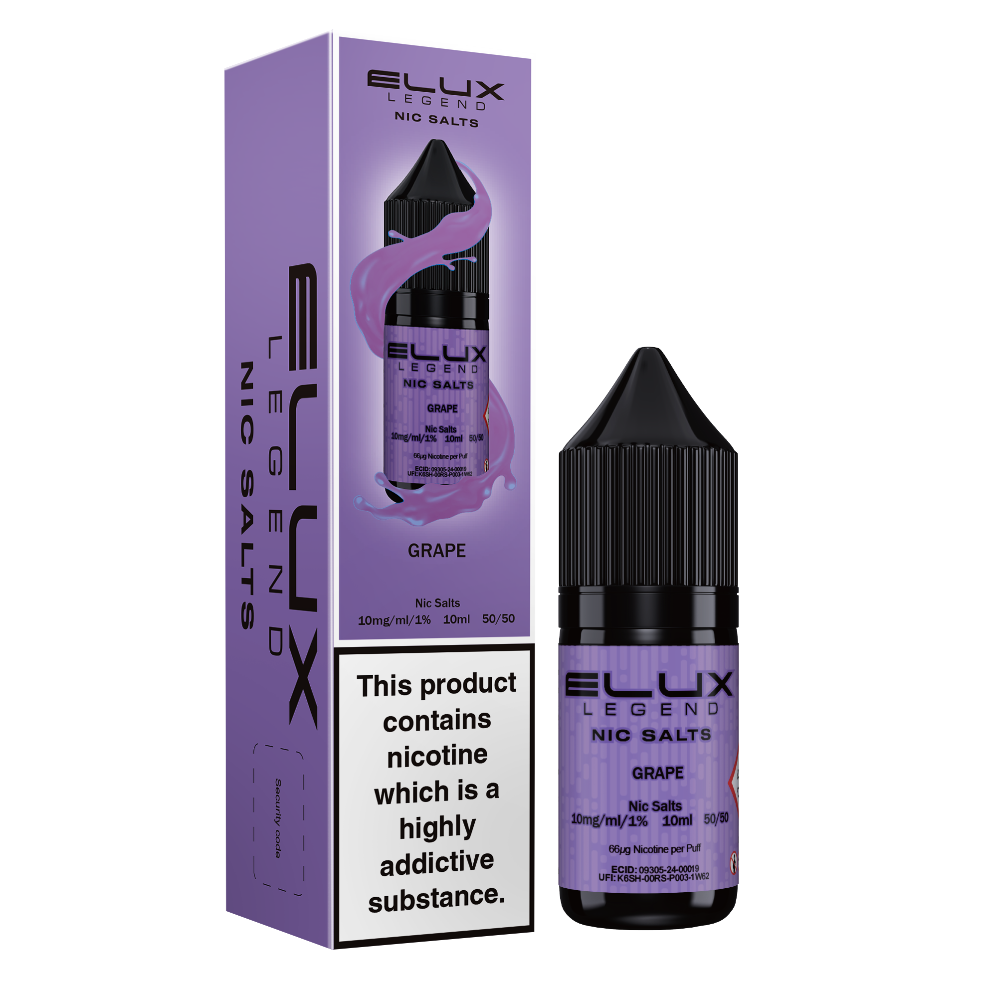 Elux Legend Salts Grape 10ml Nic Salt
