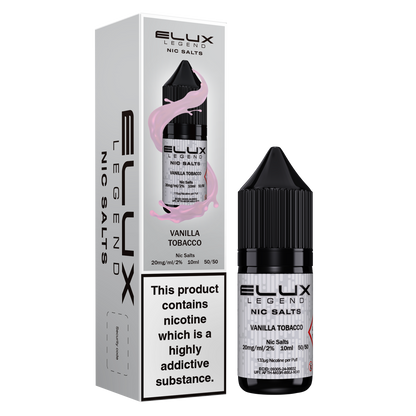 Elux Legend Salts Vanilla Tobacco 10ml Nic Salt
