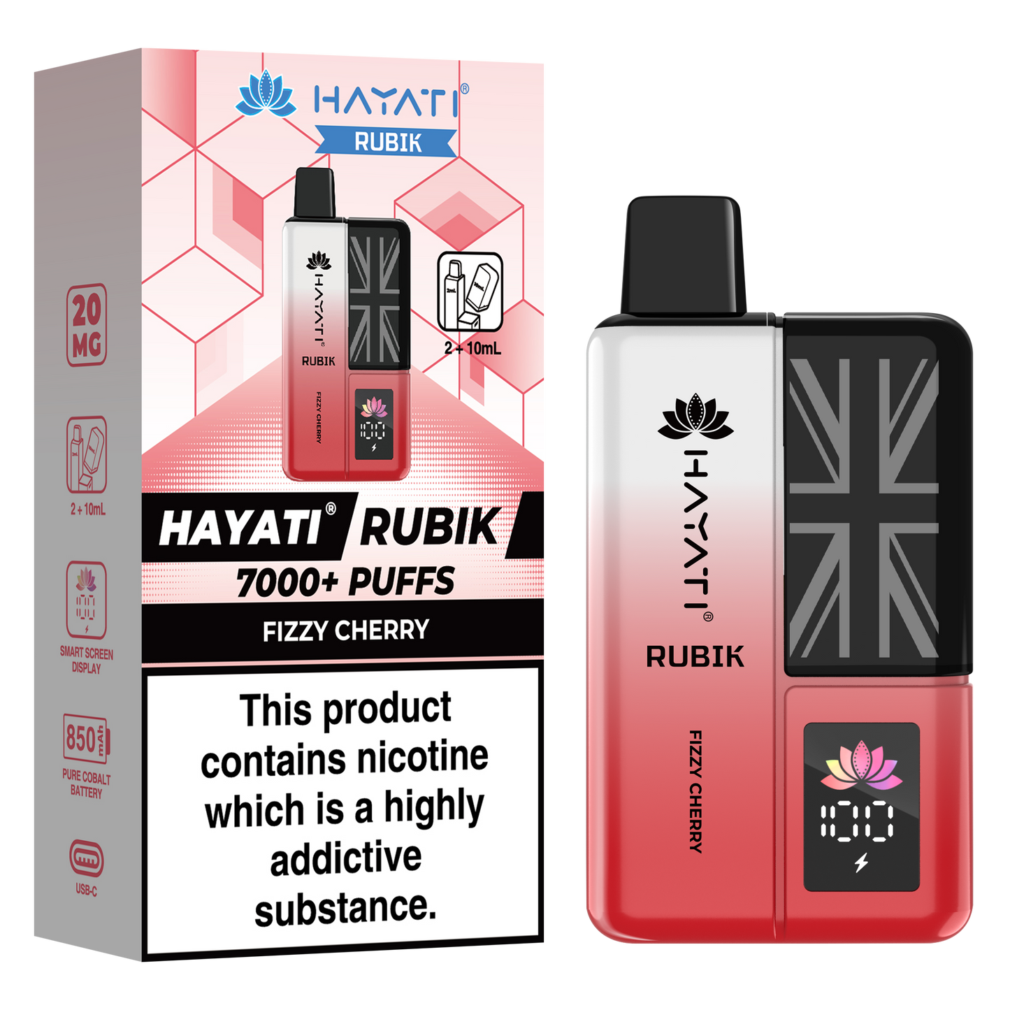 Hayati Rubik 7000+ Puff Prefilled Vape Kit