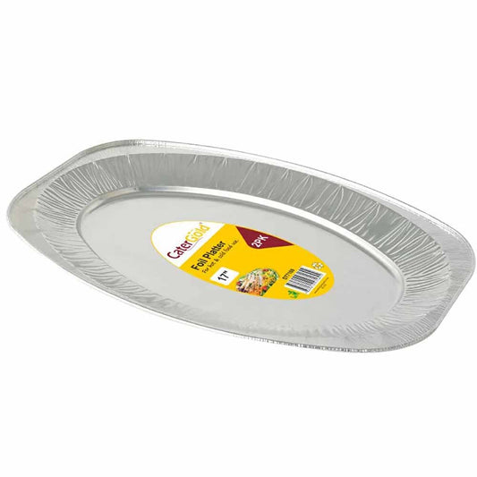 Foil Platter 17" 2Pk
