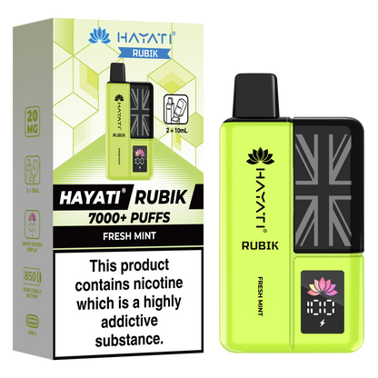 Hayati Rubik 7000+ Puff Prefilled Vape Kit