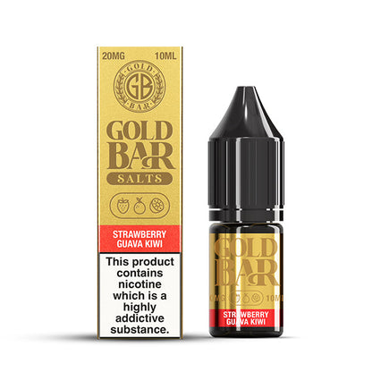 Gold Bar Strawberry Guava Kiwi 10ml Nic Salt