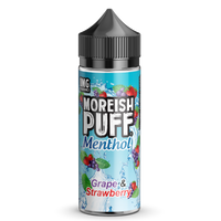Moreish Puff Menthol Grape & Strawberry 0mg 100ml Shortfill E-Liquid