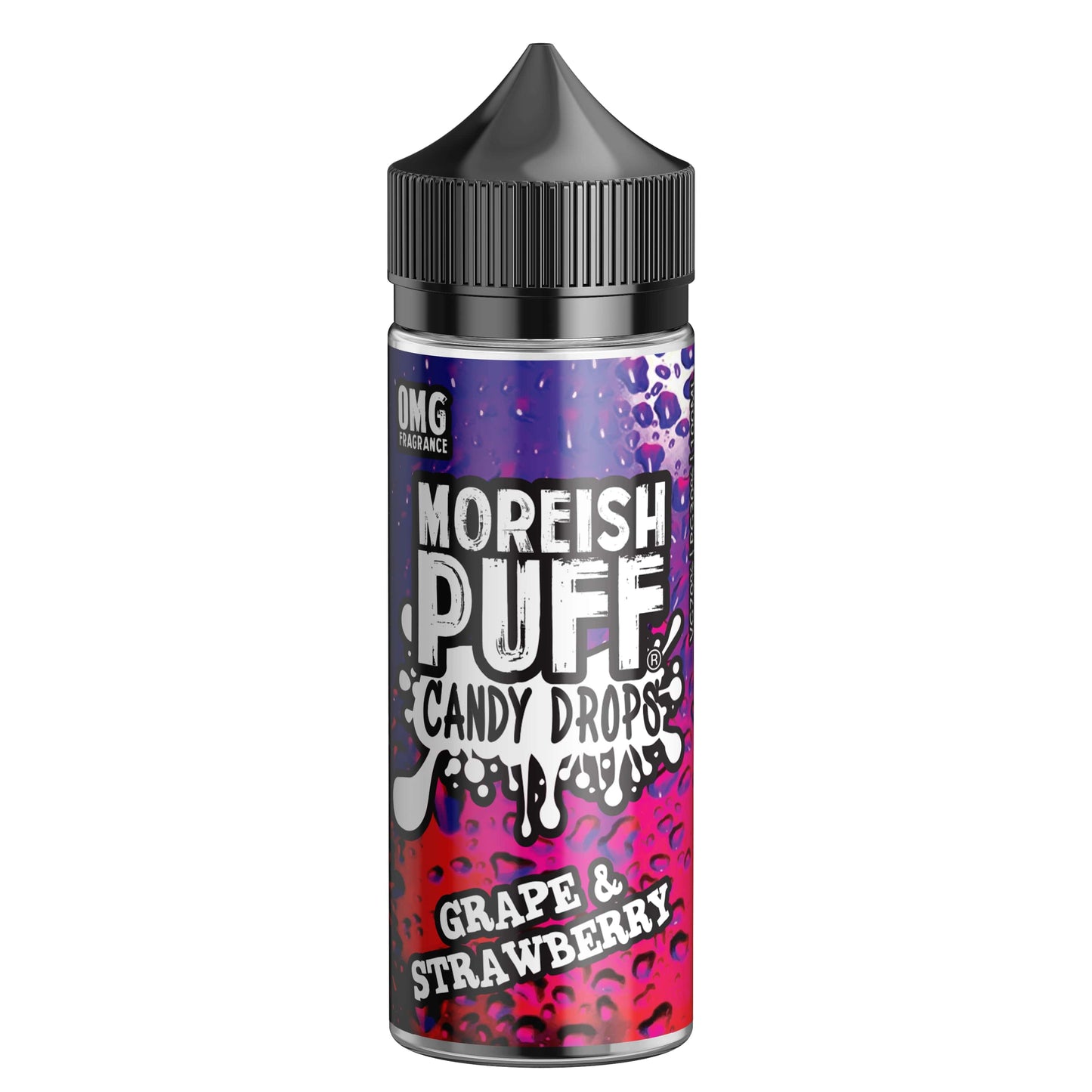 Moreish Puff Candy Drops Grape & Strawberry 0mg 100ml Shortfill E-Liquid