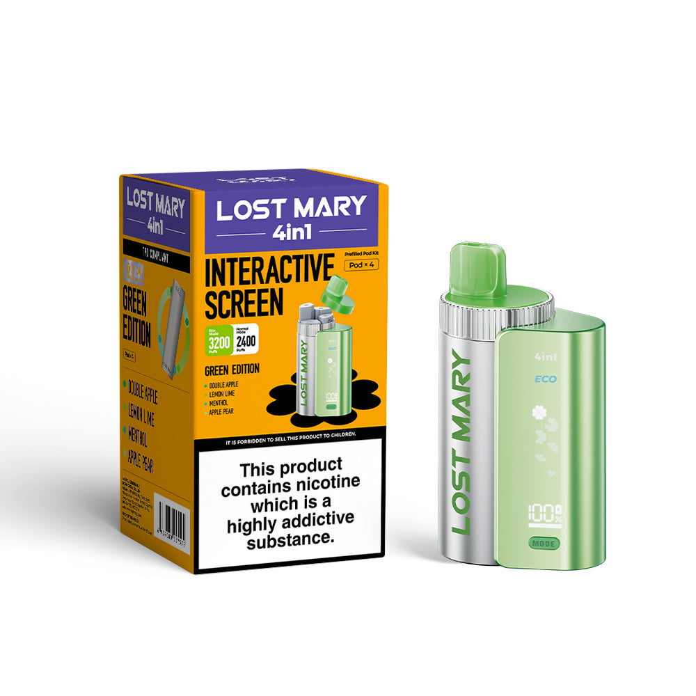 Lost Mary 4 in 1 Pod Kit Green Edition