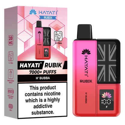 Hayati Rubik 7000+ Puff Prefilled Vape Kit