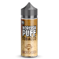 Moreish Puff Tobacco Honey & Cream 0mg 100ml Shortfill E-Liquid-100ml