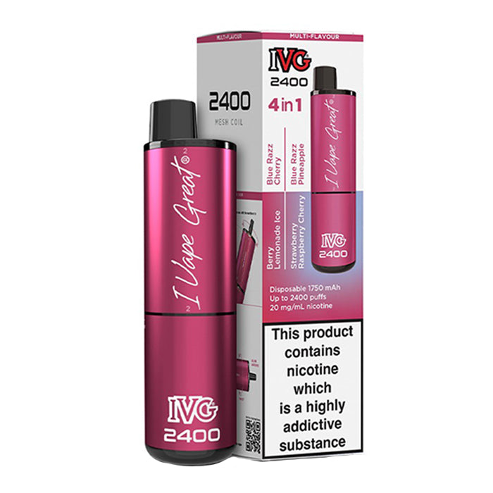 IVG 2400 4 in 1 Rechargeable Pod Kit