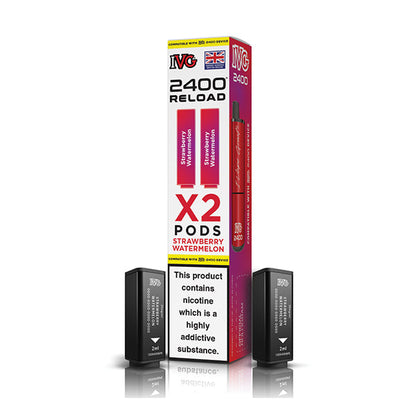 IVG 2400 Reload 2in1 Prefilled Pods - Strawberry Watermelon